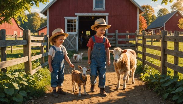 Pourquoi les vacances en ferme ravissent les kids ?