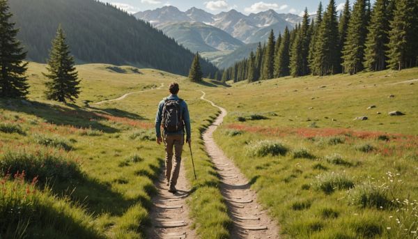 Randonner sur les sentiers balisés de campagne
